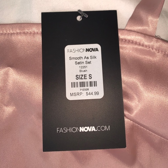 Smooth as Silk Satin Set - Blush from Fashion Nova - Picture 4 of 6